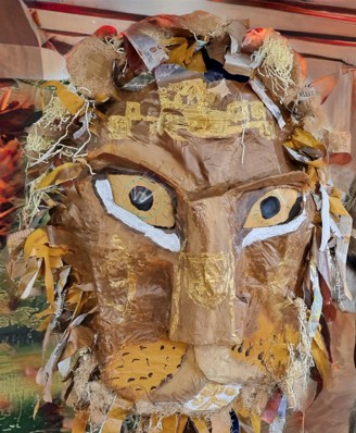 A student drawing of Aslan